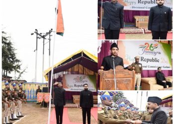 77th Republic Day: Div Com (K) Unfurls National Flag at Office Premises