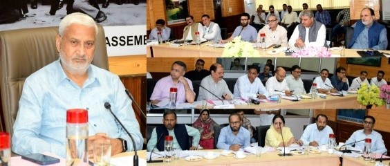 Public Accounts Committee reviews Audit Paras of PWD in Srinagar