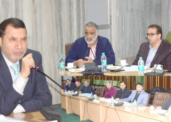 Farooq Shah chairs meeting of Committee on Petitions