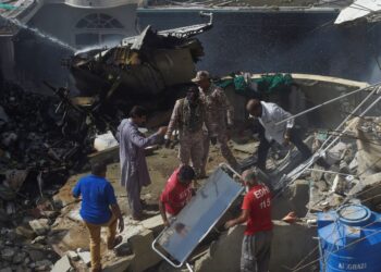 PIA plane with 107 on board crashes in residential area in Karachi; most feared dead