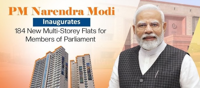 Delhi: PM Modi inaugurates 184 Type-VII Multi-Storey Flats for Members of Parliament