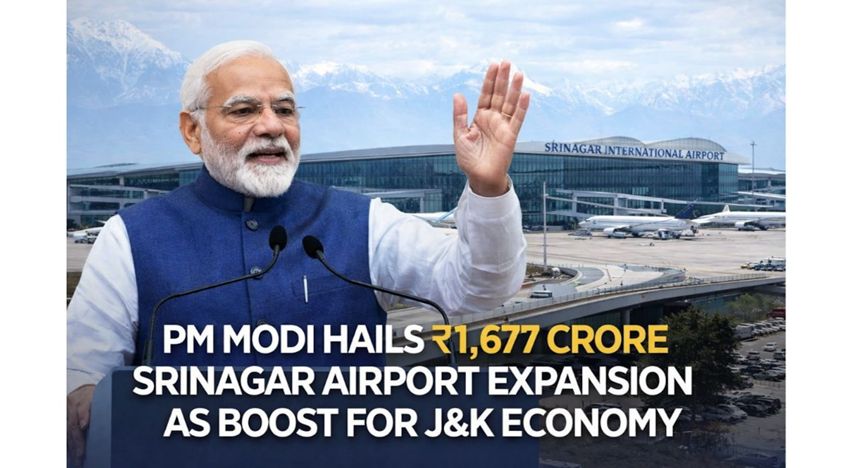 PM Modi Sparks Valley’s Aviation Dreams At Srinagar Int’l Airport