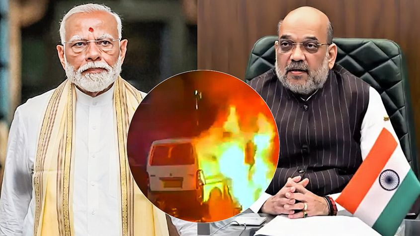 PM Modi condoles loss of lives in Delhi blast, reviews situation with HM Amit Shah