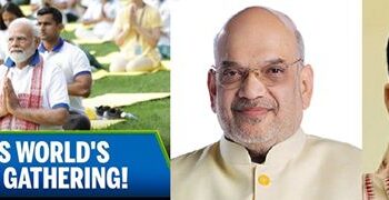 PM Modi leads world’s largest ever Yoga gathering of 3 lakh citizens