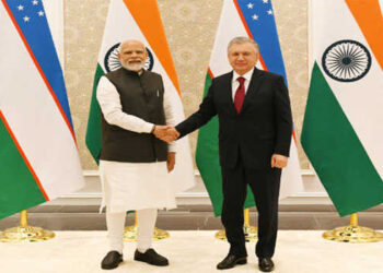 PM holds bilateral meet with Uzbek President Mirziyoyev