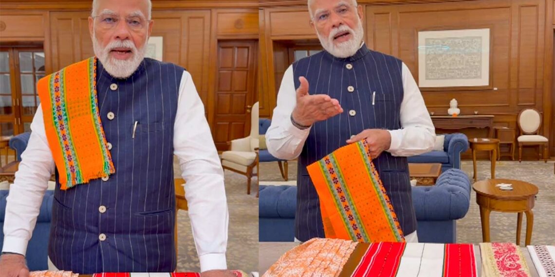 PM Modi pays tribute to weavers on National Handloom Day, calls handloom sector key to self-reliant India
