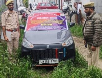 Movable property attached in Budgam: Police