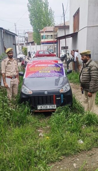 Movable property attached in Budgam: Police