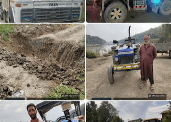 Vehicles, Machineries Seized In Pulwama, Baramulla For Illegal Mining: Police