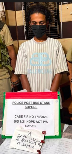 Drug Peddler Held In Sopore , Contraband Substances Also Seized : Police