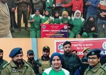 Police organises volleyball tournament under Civic Action Prog in Handwara   