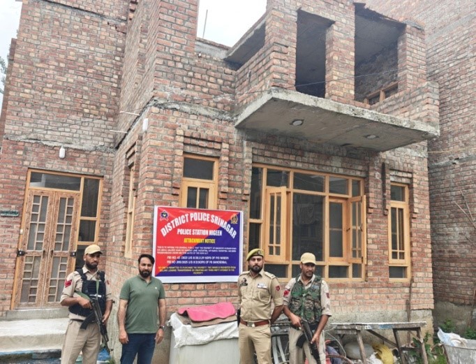 Drug peddler’s property worth ₹1.2 Cr attached in Srinagar: Police