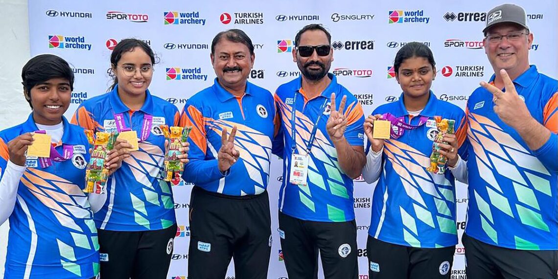 ‘Proud Moment’: PM Hails Indian Women’s Compound Team For Winning Gold In World Archery Championships