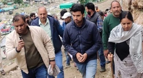 Comr Secy RDD visits Baltal, Takes stock of sanitation arrangements in view of upcoming Amarnath Yatra