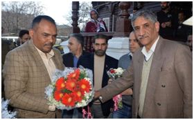 Pandurang Pole assumes charge as Div Com Kashmir in Srinagar