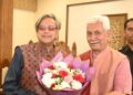 Parliamentary Standing Committee on External Affairs calls on LG Sinha