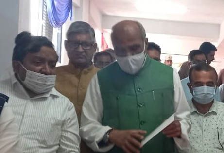 Parliamentary Standing Committee visits multi level car parking building Anantnag