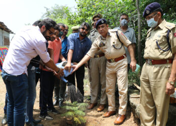 JKAP 7th Bn organises plantation drive at Channi Himmat Jammu