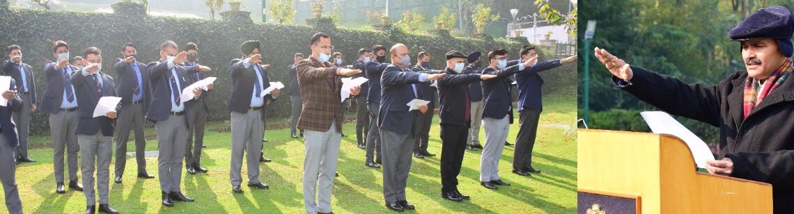 LG tributes Sardar Patel on his birth anniversary, greets people on national unity day, takes peldge from Raj Bhavan Officials
