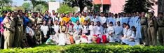 Plogging Run organised by NSS , 2 J&K Girls Bn NCC wing of PSPS Govt. P. G. College for Women, Gandhi Nagar