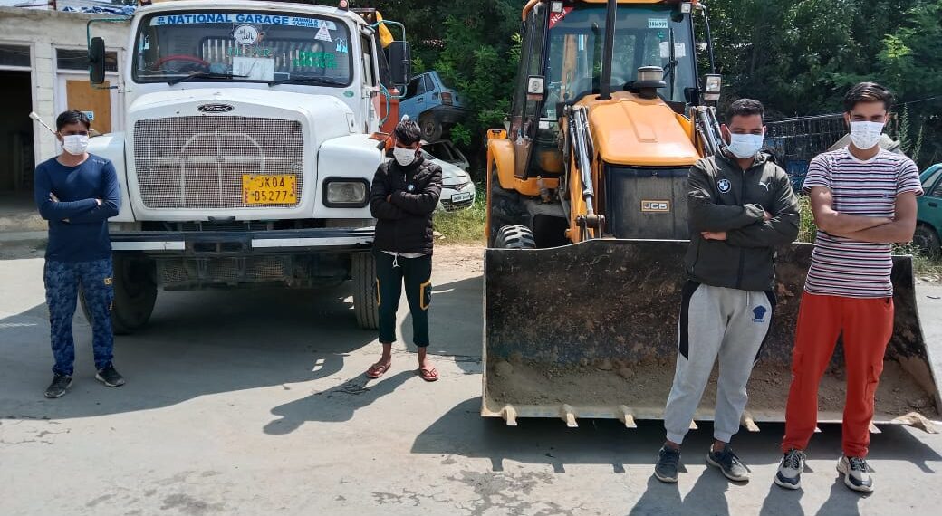 4 arrested, 2 vehicles seized for Illegal extraction ,transportation of minerals in Budgam : Police