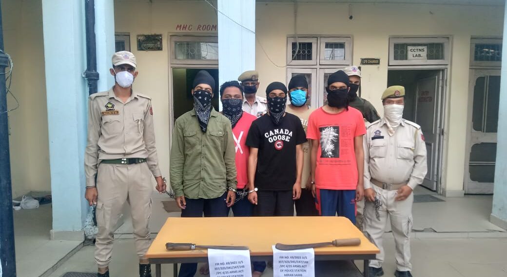Assault case solved by Poilce station Miran Sahib Jammu,5 accused arrested : Police