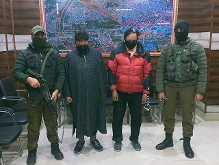 2 extortionists arrested in Srinagar, Case registered : Police