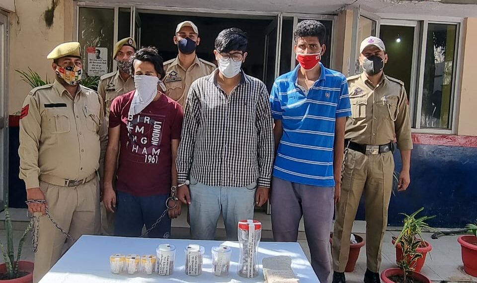 56 psychotropic injections  recovered by Police station Domana Jammu, 3 accused arrested : Police