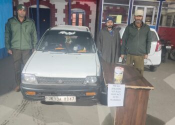 Police arrests drug peddler in Pulwama; Contraband substance recovered