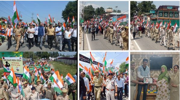 “Meri Maati Mera Desh” campaign: Police organises events at police establishments across valley