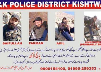 J&K Police releases poster of active militants