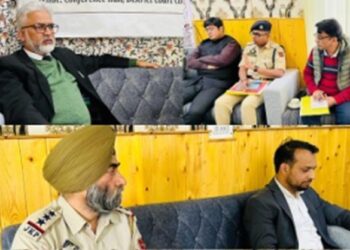 Pr. Distt & Sessions Judge chairs 2nd UTRC meeting at G’bal