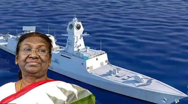 Launch of INS Vindhyagiri a move forward in enhancing India’s maritime capability: Prez Murmu