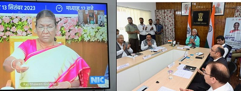 President Murmu launches ‘Ayushman Bhav’ Campaign: LG attends virtually, Addresses J&K level prog