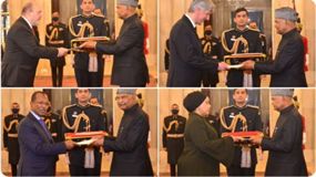 Envoys of four nations present credentials to Prez Kovind
