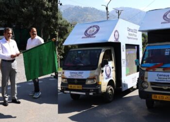 Principal Census Officer Ramban flags off Publicity Vans to generate awareness on Population Enumeration