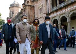 Pr Secy to LG visits Mubarak Mandi complex, inspects ongoing restoration & renovation works