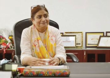 Prof Nilofar Khan takes charge as KU’s first woman VC