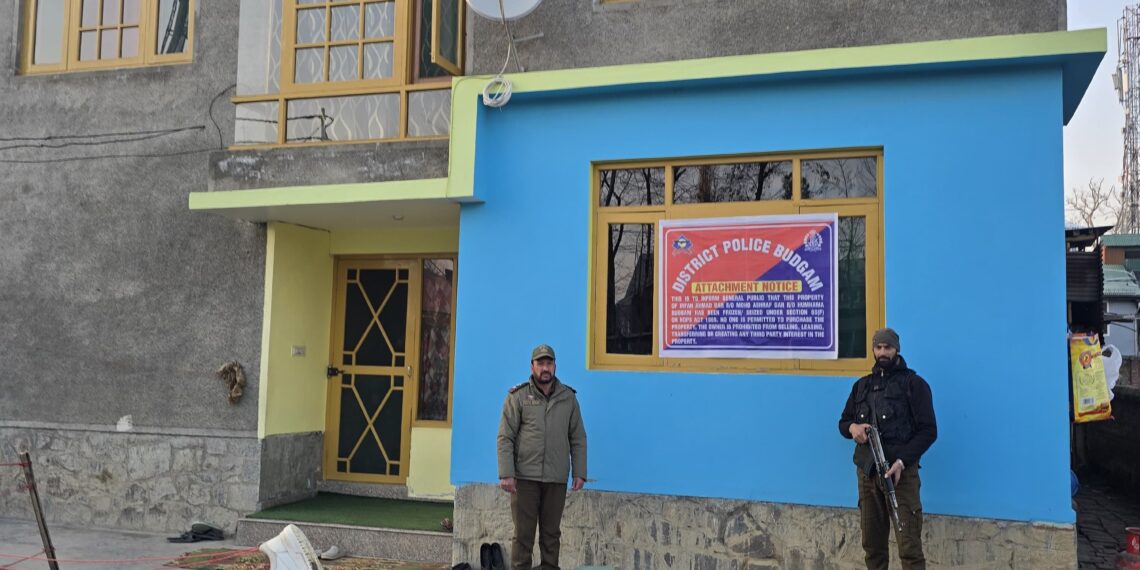 Police Attaches Property Worth ₹50 Lakh in NDPS Case in Budgam