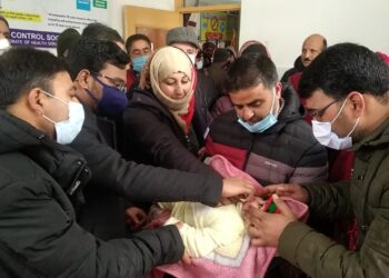 Intensive Pulse Polio Immunization of children held across Kashmir