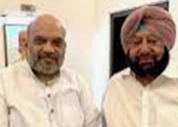 Ex Punjab CM Amarinder meets Union Home Minister Amit Shah