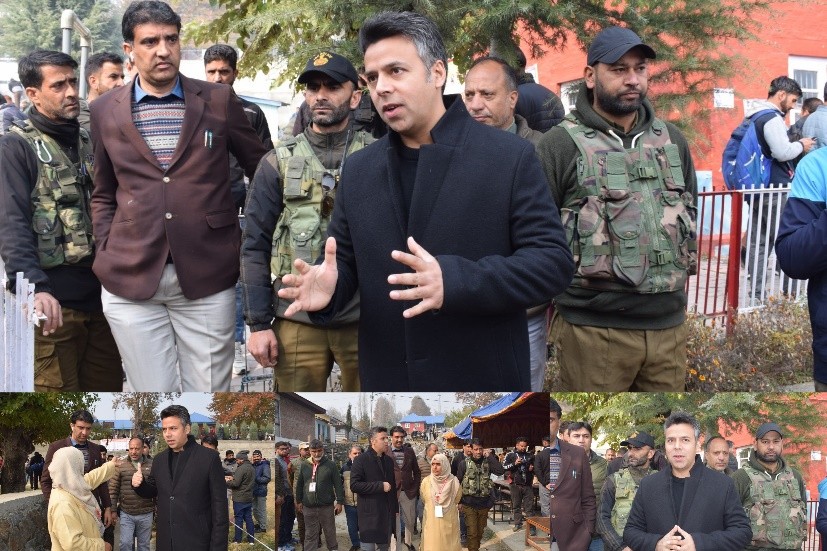 DEO Budgam inspects Counting Centre for 27-AC Budgam