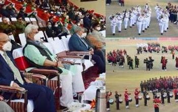 72nd R-Day celebrations culminate with Beating Retreat ceremony