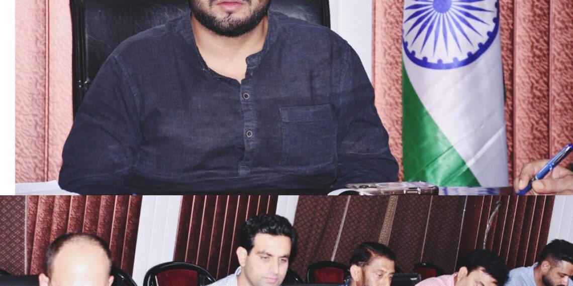 DDC Rajouri reviews progress RDD works, Stresses transparency, timely execution