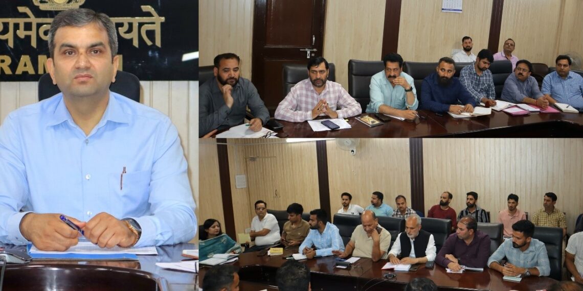 DC Ramban reviews Eid-ul-Azha arrangements