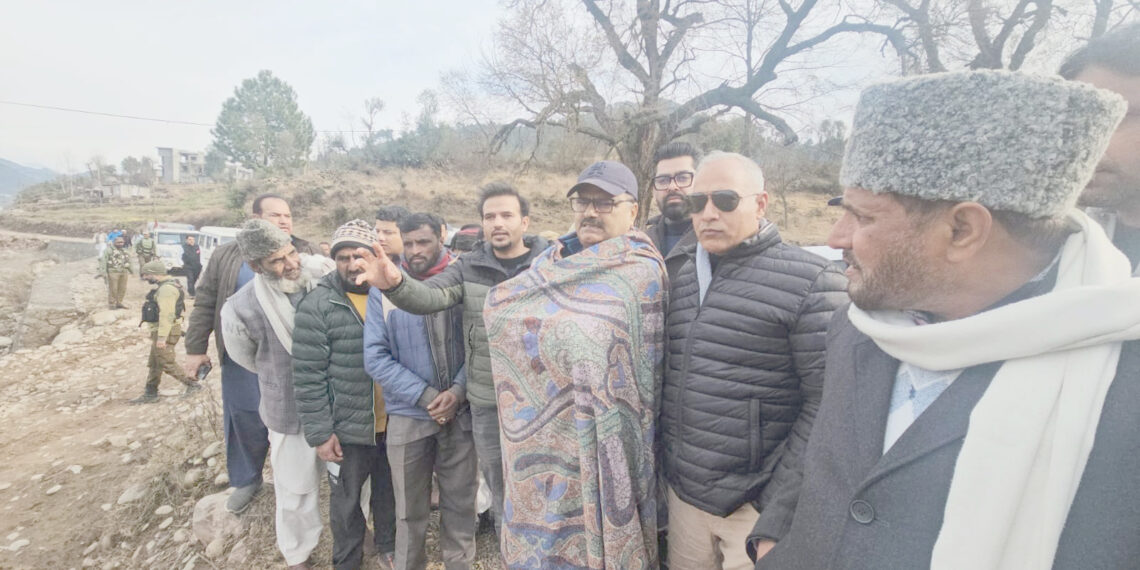Javed Rana visits border villages of Mendhar; reviews development works