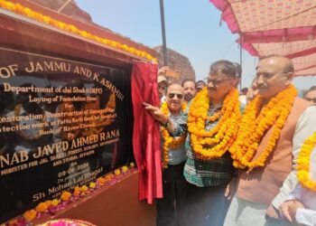Rana lays foundation for flood protection works worth 2.47 cr at Fattu Kotli