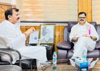 Legislator Arvind Gupta calls on Javed Rana