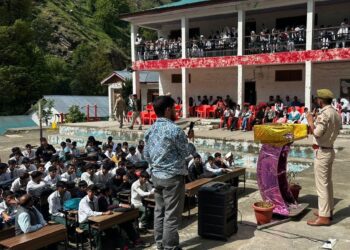 Road Safety Awareness Prog held at Ukhral, Students designated as brand ambassadors