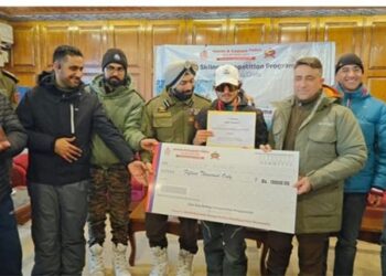 RPHQ B’la hosts thrilling skiing competition at Gulmarg